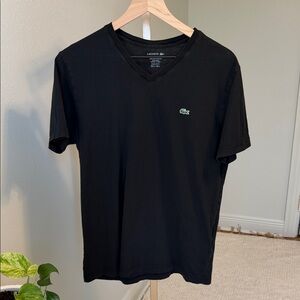Lacoste Men's Black Short Sleeve Tee sz L